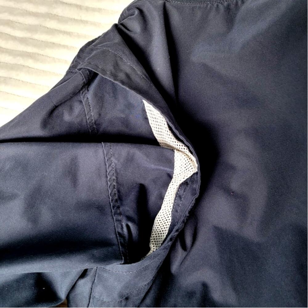 Charles River Apparel Pullover‎ Windbreaker Jacket Women's M Navy V-Neck Preppy - Picture 9 of 11